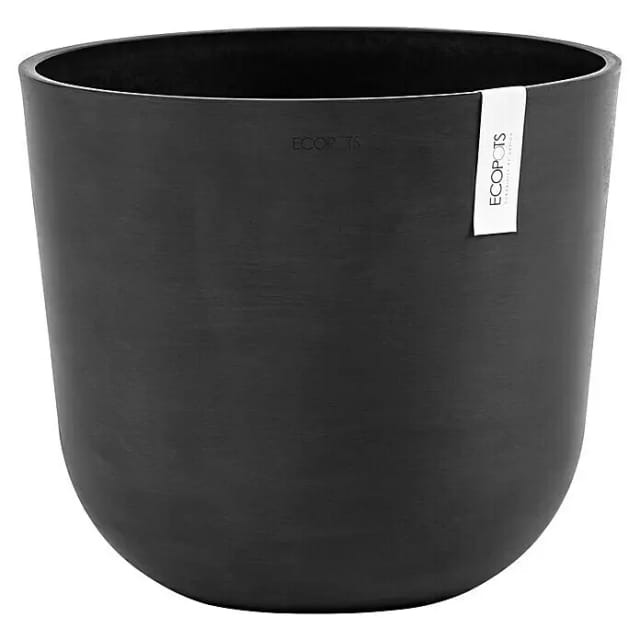Ecopots Pflanztopf Oslo Dunkelgrau 35 cm x 30,5 cm