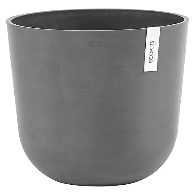 Ecopots Pflanztopf Oslo Grau 35 cm x 30,5 cm