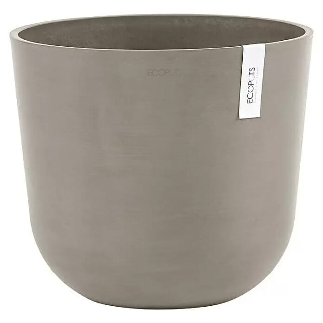 Ecopots Pflanztopf Oslo Braungrau 35 cm x 30,5 cm
