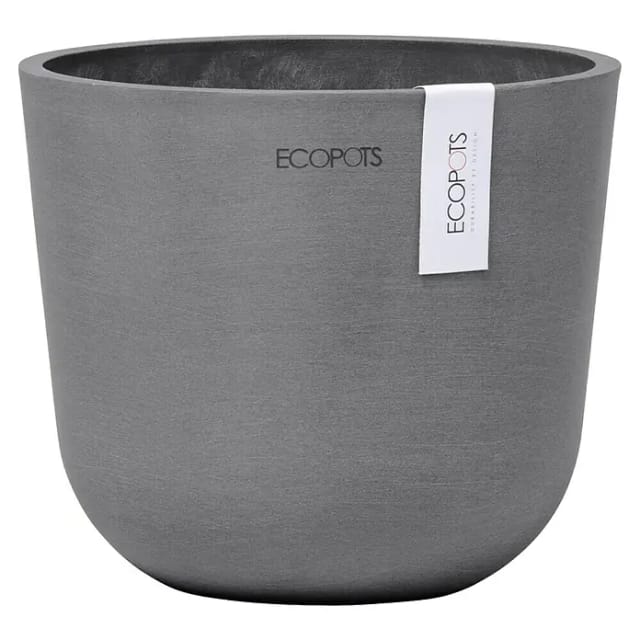 Ecopots Pflanztopf Oslo Mini Grau 16 cm x 14 cm