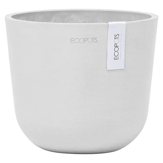 Ecopots Pflanztopf Oslo Mini Weiß 16 cm x 14 cm