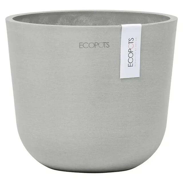 Ecopots Pflanztopf Oslo Mini Weißgrau 16 cm x 14 cm