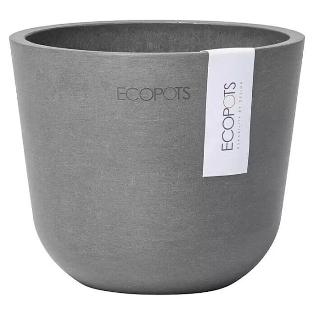 Ecopots Pflanztopf Oslo Mini Grau 11,5 cm x 10 cm