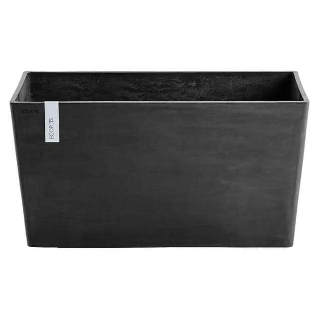 Ecopots Pflanztopf Paris Dunkelgrau 80 cm x 38 cm x 40 cm