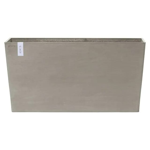 Ecopots Pflanztopf Paris Rollen Braungrau 100 cm x 40 cm x 50 cm