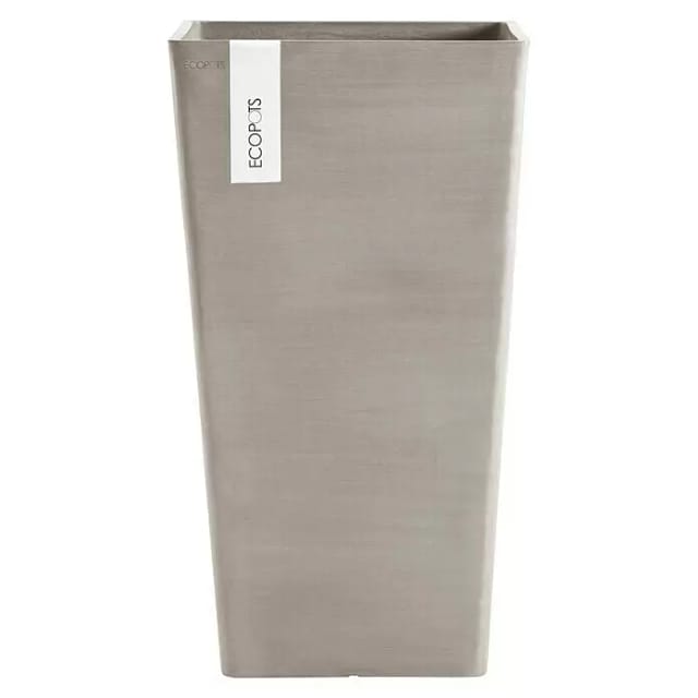 Ecopots Pflanztopf Rotterdam Halbhoch Braungrau 31 cm x 56 cm