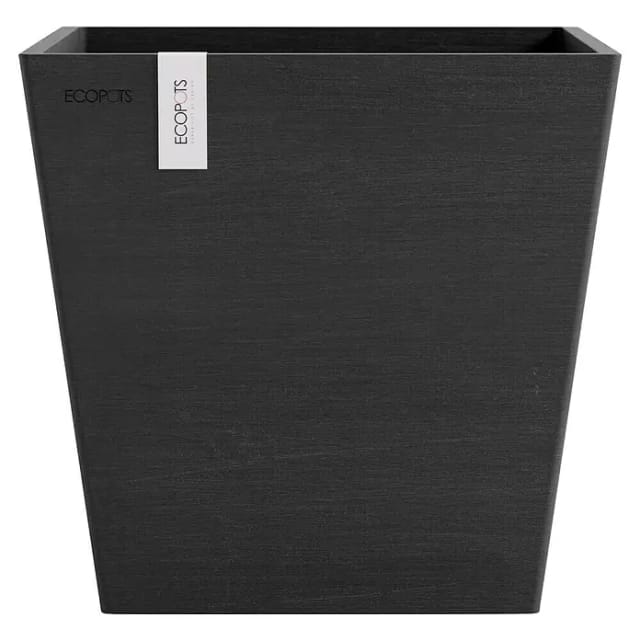 Ecopots Pflanztopf Rotterdam Dunkelgrau 25,2 cm x 24,5 cm