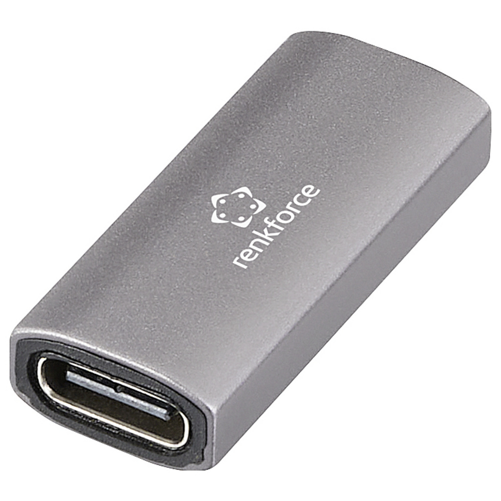 Renkforce Usb4®, Usb-c® Adapter [1x Usb-c® Buchse - 1x Usb-c® Buchse] Rf-3795558 8k Uhd