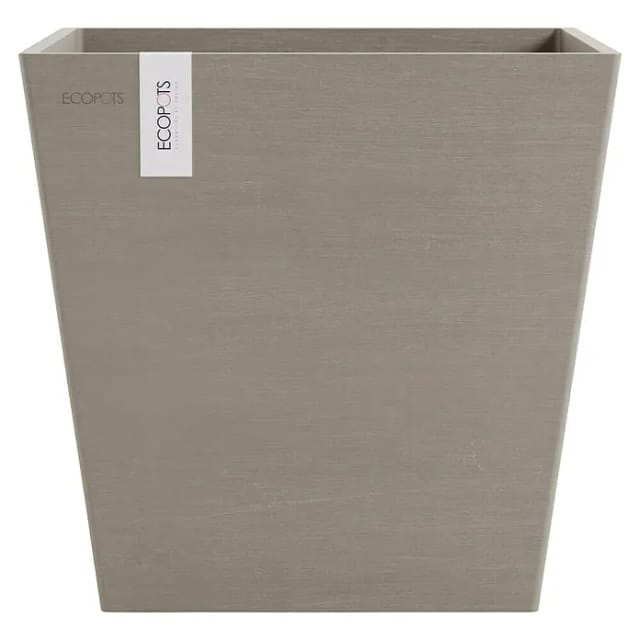 Ecopots Pflanztopf Rotterdam Braungrau 35,2 cm x 34 cm