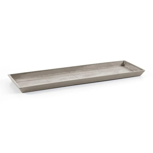 Ecopots Untersetzer Eckig Bruges Braungrau 47,5 cm x 19,5 cm x 2,5 cm