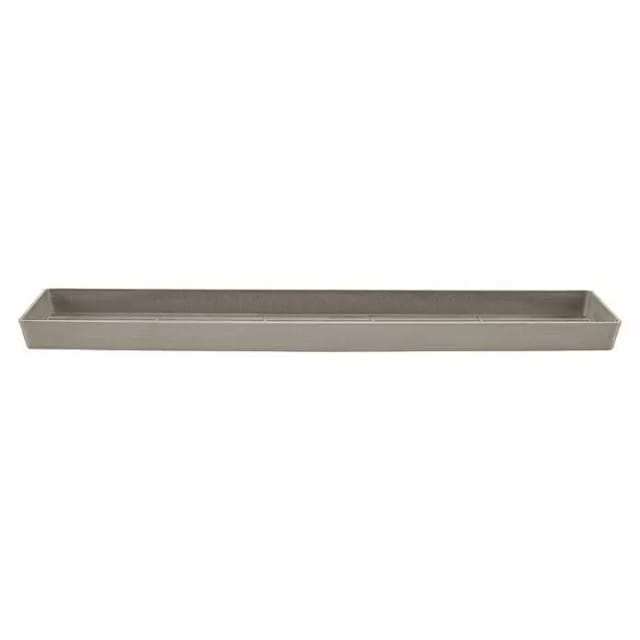 Ecopots Untersetzer Eckig Bruges Braungrau 43,5 cm x 15,5 cm x 3,3 cm