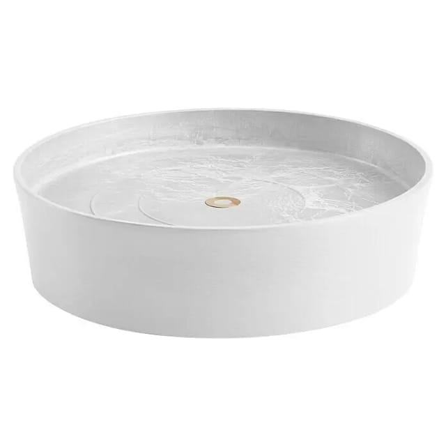 Ecopots Untersetzer Amsterdam Rollen Weiß 28,7 cm x 8,3 cm