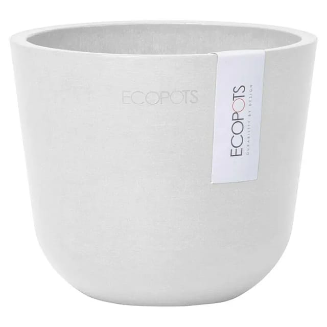 Ecopots Pflanztopf Oslo Mini Weiß 11,5 cm x 10 cm