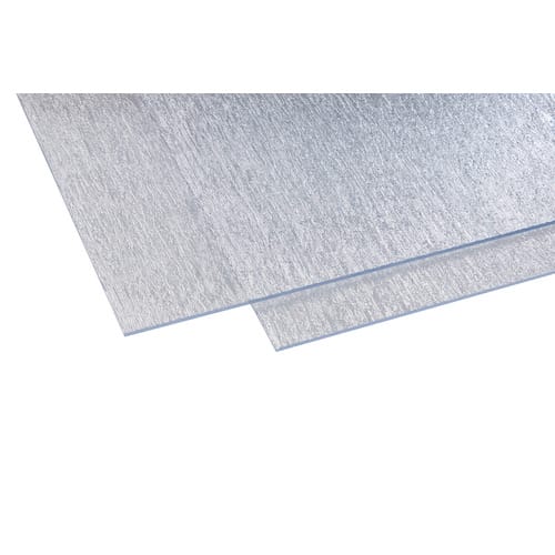 Polystyrol-Platte 5 mm Rinde fein Transparent 1000 mm x 1000 mm