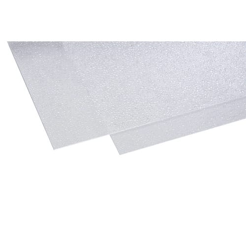 Polystyrol-Platte 2,5 mm Tropfen Transparent 1000 mm x 500 mm