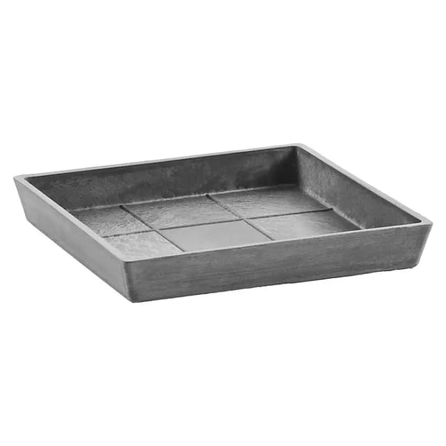 Ecopots Untersetzer Rotterdam Eckig Grau 38,5 cm x 3,4 cm