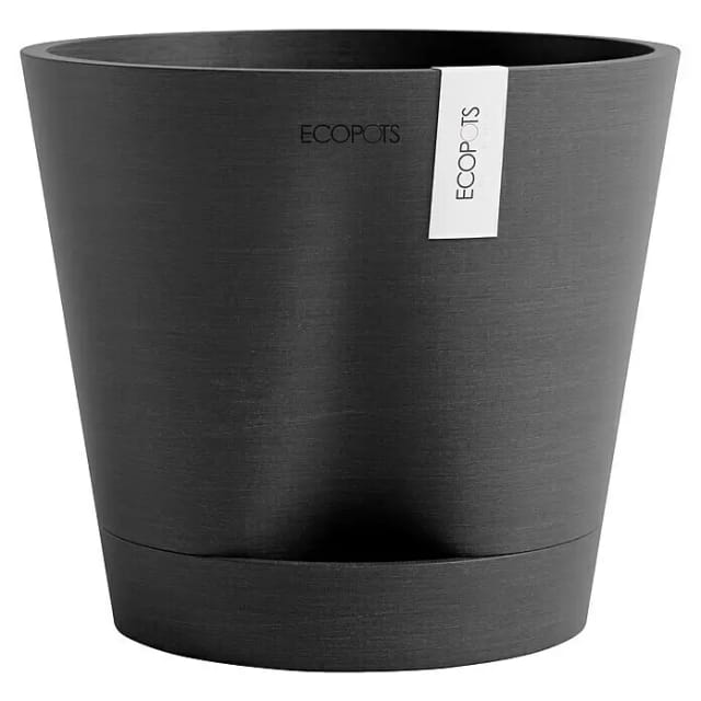 Ecopots Pflanztopf Venice 2 Dunkelgrau 20 cm x 17,5 cm
