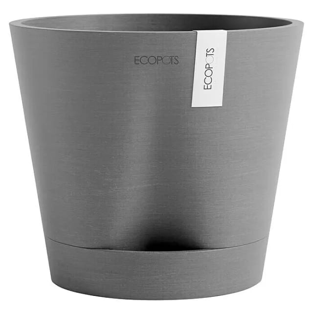 Ecopots Pflanztopf Venice 2 Grau 20 cm x 17,5 cm