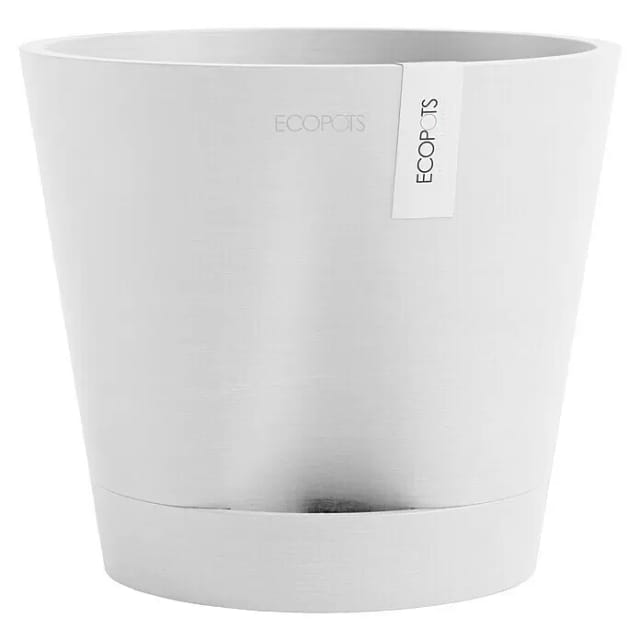 Ecopots Pflanztopf Venice 2 Weiß 20 cm x 17,5 cm