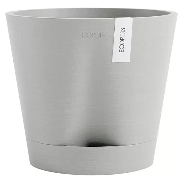 Ecopots Pflanztopf Venice 2 Weißgrau 20 cm x 17,5 cm
