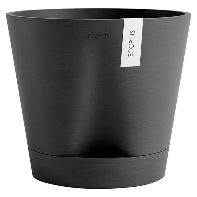 Ecopots Pflanztopf Venice 2 Dunkelgrau 30 cm x 26,3 cm