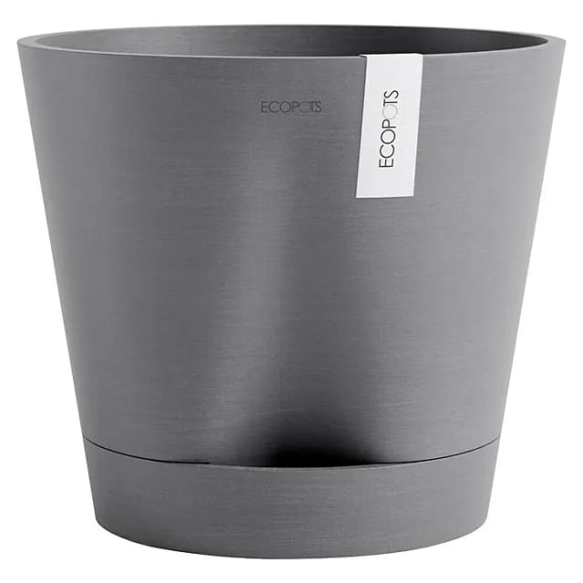 Ecopots Pflanztopf Venice 2 Grau 30 cm x 26,3 cm
