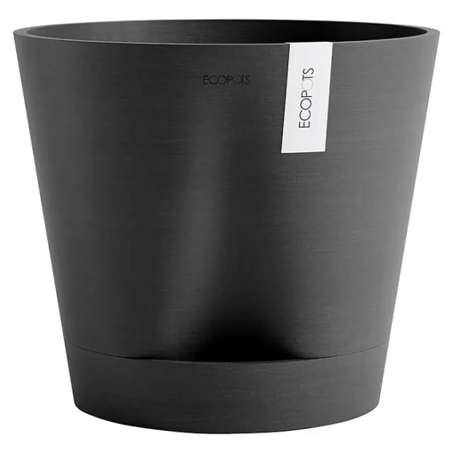 Ecopots Pflanztopf Venice 2 Dunkelgrau 40 cm x 35 cm