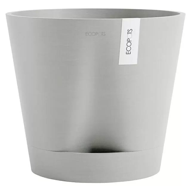 Ecopots Pflanztopf Venice 2 Weißgrau 40 cm x 35 cm