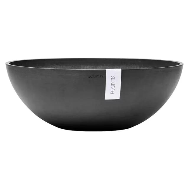 Ecopots Pflanztopf Vienna Dunkelgrau Ø 50 cm / Höhe 18 cm