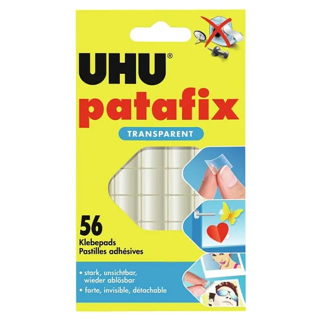 Uhu Patafix transparent 56 Pads