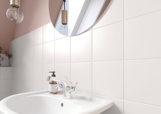 Alpina Fliesen-Lack Bad & Küche 2 Komponenten Magnolie Seidenmatt 750 ml
