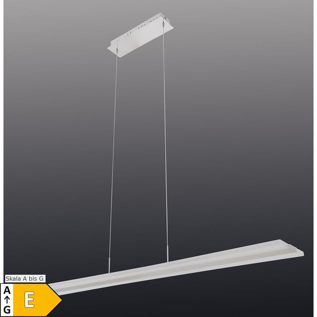 Näve LED-Pendelleuchte Barrel Silberfarben