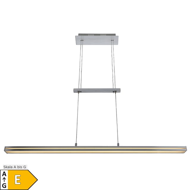 Näve LED-Pendelleuchte Straight 103,5 cm Aluminium