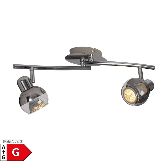 Näve LED-Spot 2er Boccia Chrom