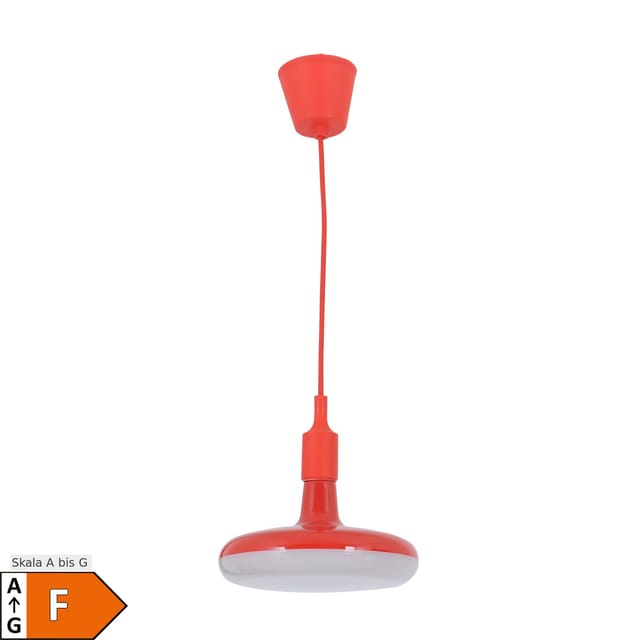 Näve Pendel inkl. LED-Tellerlampe Ufo Rot