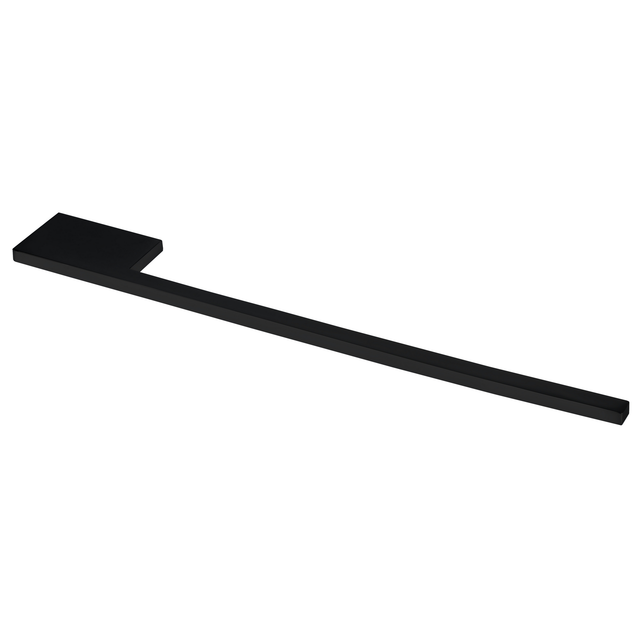 Fackelmann Handtuchhalter Vierkant 36 cm Schwarz-Matt