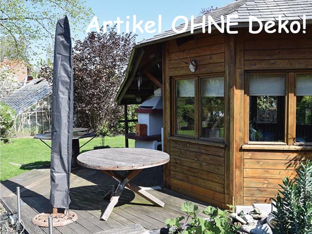 Perel Garten-Schutzhülle für Schirme max. Ø 450 cm 250 cm x 450 cm x 450 cm
