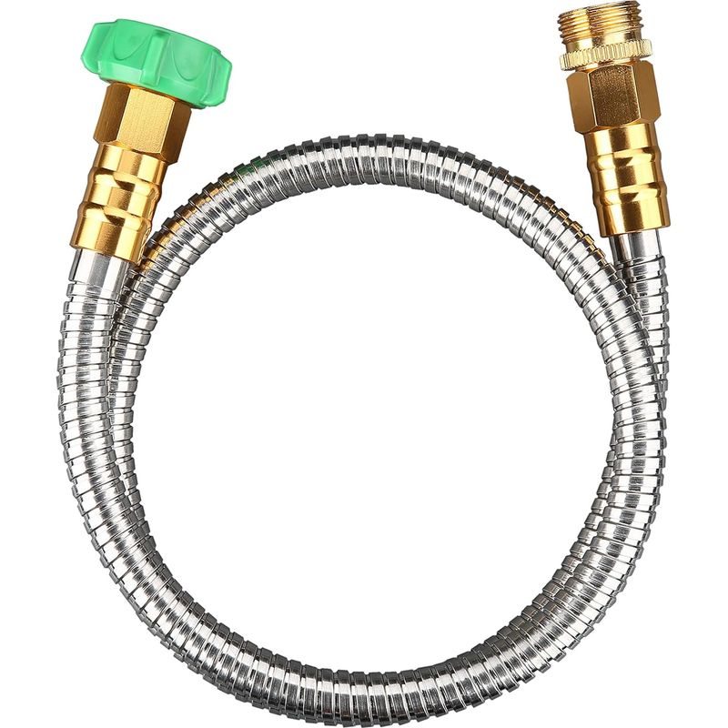 Gartenschlauch Mit Kupferbeschichteter Aluminiumdüse, 3 Fuß, Autowaschanlage