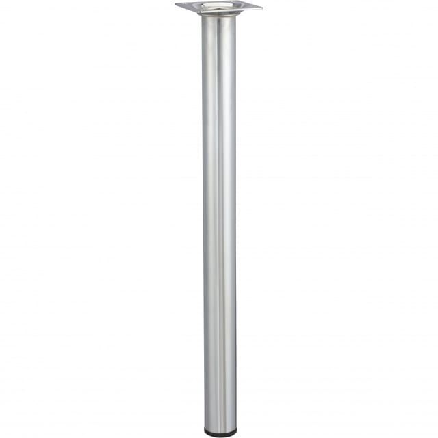 Hettich Tischbein Ø 30 mm x 400 mm Chrom