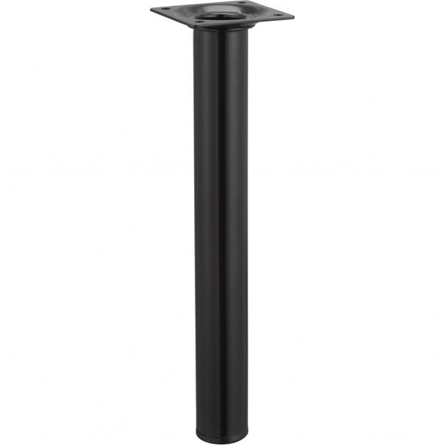 Hettich Tischbein Ø 30 mm x 250 mm Schwarz