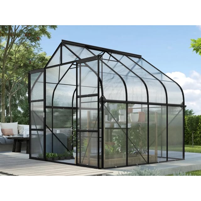 Vitavia Gewächshaus Diana 6700 HKP 4 mm Schwarz