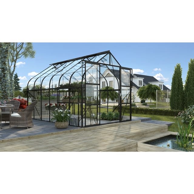 Vitavia Gewächshaus Diana 9900 ESG 3 mm Schwarz