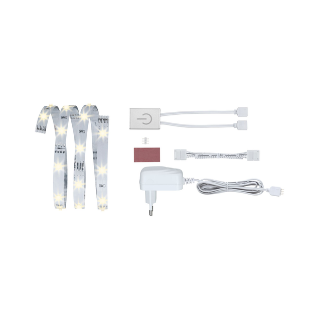 Paulmann YourLED ECO Stripe Komfort-Set Touch Switch 1 m Warmweiß 2,4 W
