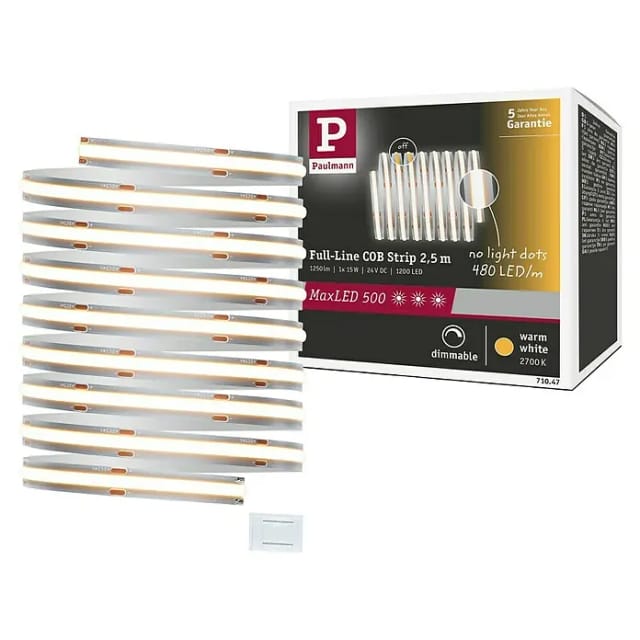 Paulmann MaxLED 500 LED Strip COB 2,5 m Weiß 15 W