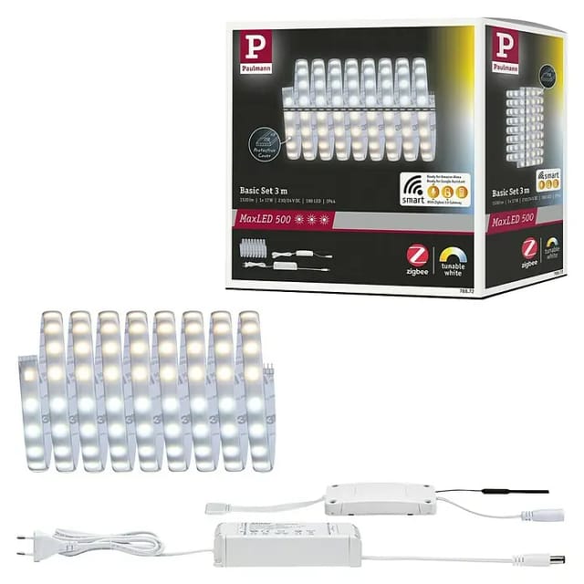 Paulmann MaxLED 500 LED Strip Tunable Weiß Smart Home Zigbee Basis-Set 3 m