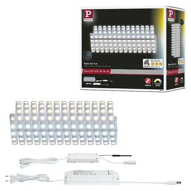 Paulmann MaxLED 500 LED Strip Tunable White Smart Home Zigbee Basis-Set 5 m
