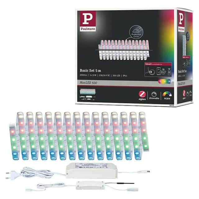 Paulmann MaxLED 500 LED Strip RGBW Smart Home Zigbee beschichtet 5 m