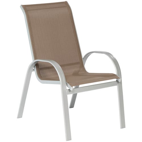 Gartenmöbel-Set Amalfi 7-tlg. Taupe