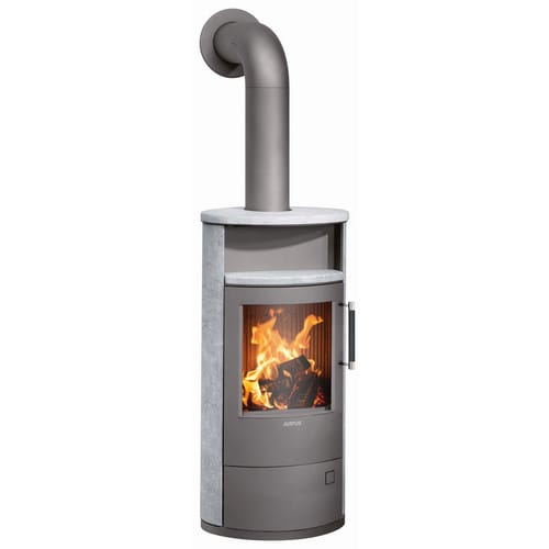 Justus Kaminofen Justus Island 5 2.0 Speckstein Gussgrau-Speckstein 5 kW