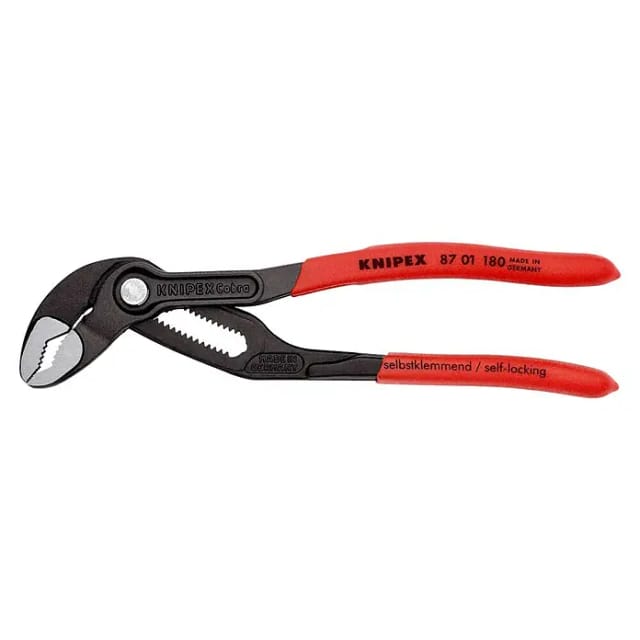 Knipex Rohrzange Cobra grau atramentiert 180 mm